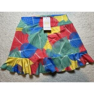 Tina + Jenna Skort Womens Size S Tropical Tennis Golf Pickleball